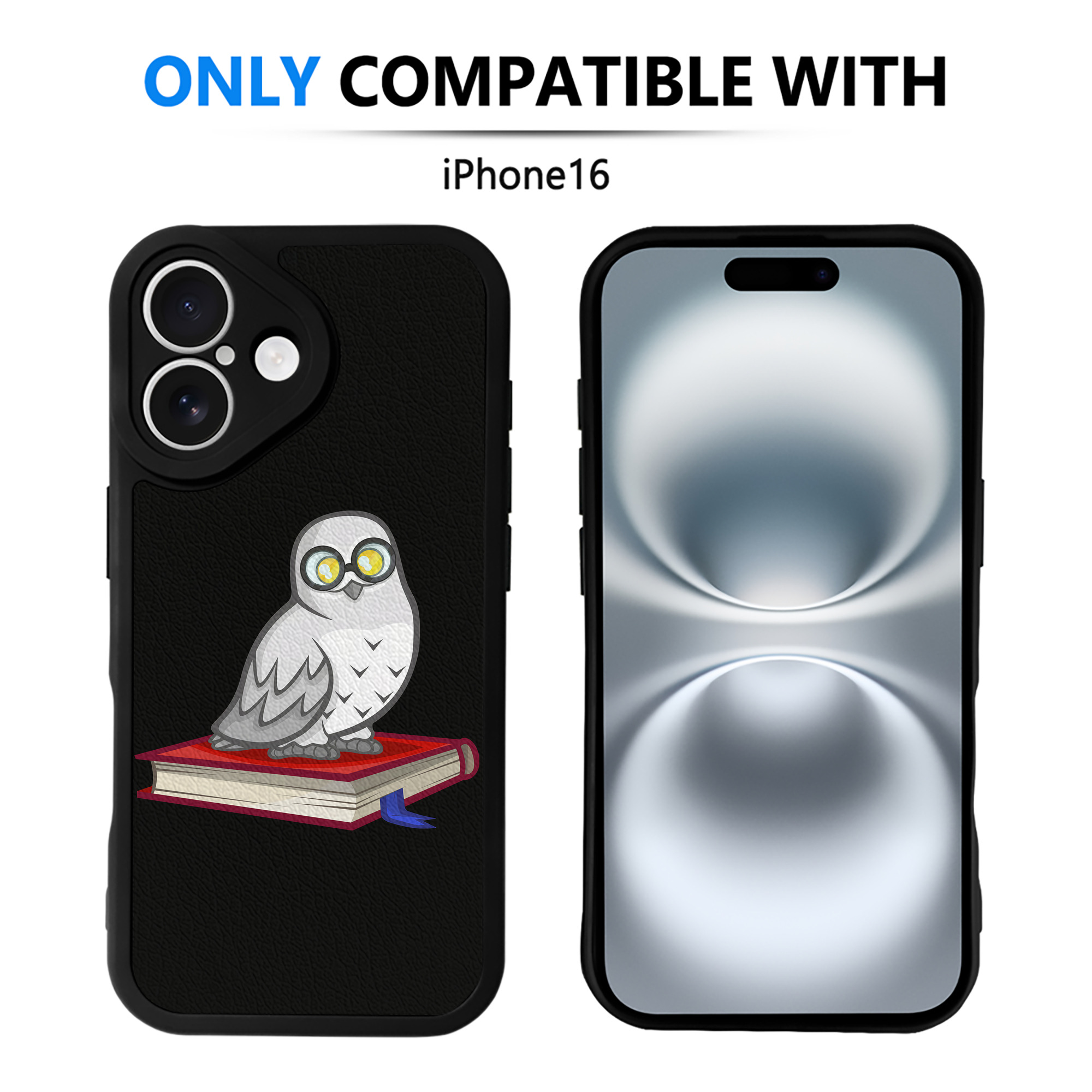 （画像用） Harry Potter ハリー・ポッターシリーズ 【iPhone 16シリーズ対応】シリコンスマホケース（レザー調） 材質：シリコン